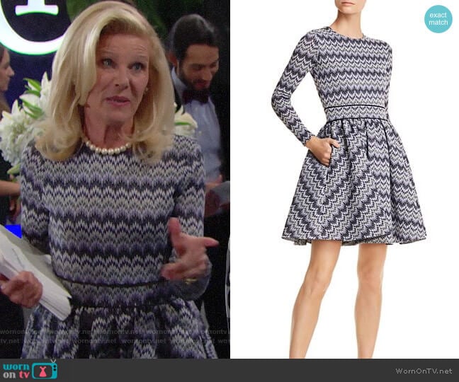 Maje Royaume Dress worn by Pamela Douglas (Alley Mills) on The Bold and the Beautiful