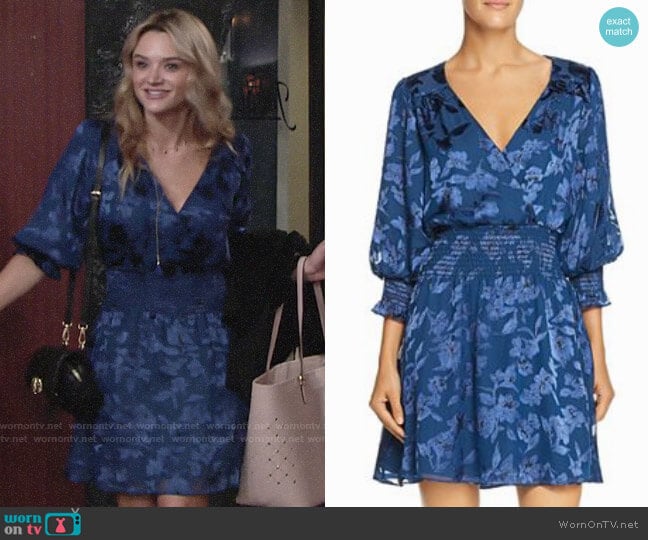 Parker Santina Dress worn by Summer Newman (Hunter King) on The Young and the Restless