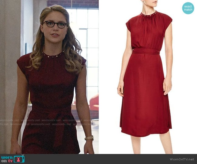 Sandro Conique Dress worn by Kara Danvers (Melissa Benoist) on Supergirl