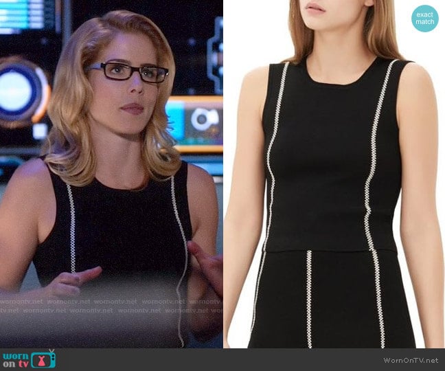 Sandro Safa Top worn by Felicity Smoak (Emily Bett Rickards) on Arrow