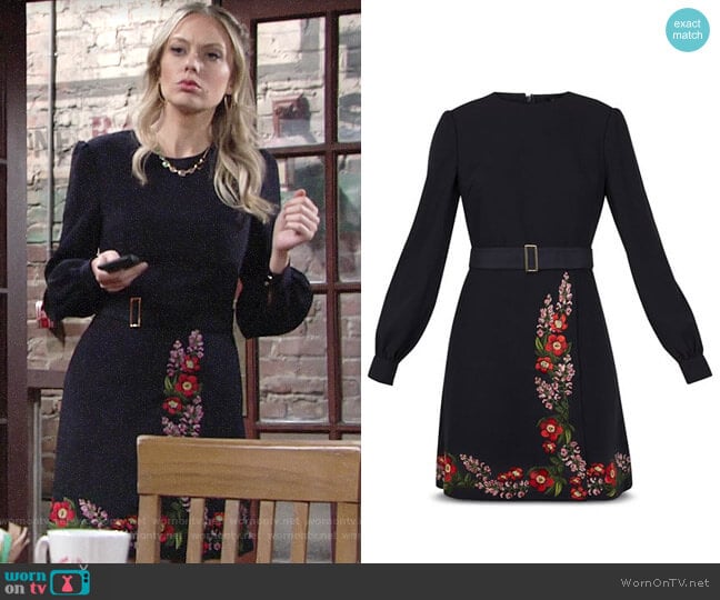 Ted Baker Siliia Kirstenboch Dress worn by Abby Newman (Melissa Ordway) on The Young and the Restless