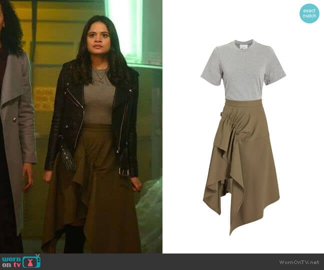 3.1 Phillip Lim Handkerchief Dress worn by Mel Vera (Melonie Diaz) on Charmed