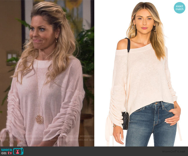 Zora Sweater by ALC worn by DJ Tanner-Fuller (Candace Cameron Bure) on Fuller House