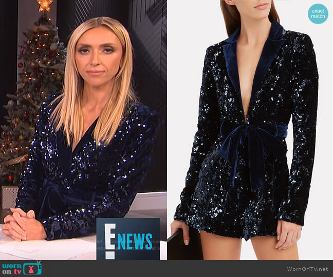 Pamina Romper by Alexis worn by Giuliana Rancic on E! News