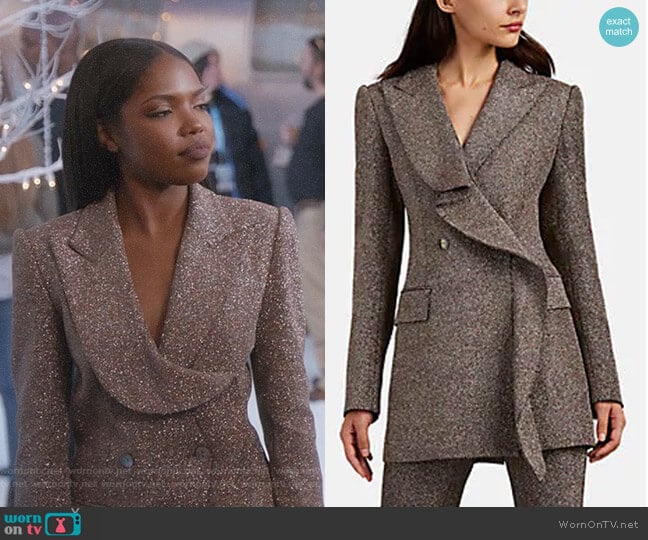 Freja Blazer by Area worn by Alexandra Crane (Ryan Destiny) on Star