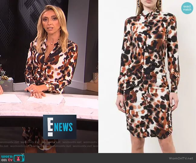 Fionne Dress by Area worn by Giuliana Rancic on E! News