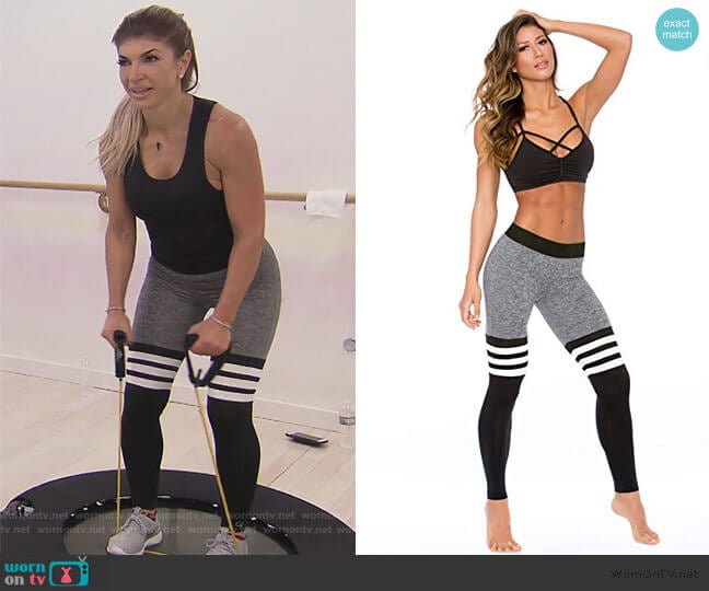 Thigh High Leggings by Bombshell Sportswear worn by Teresa Giudice on The Real Housewives of New Jersey