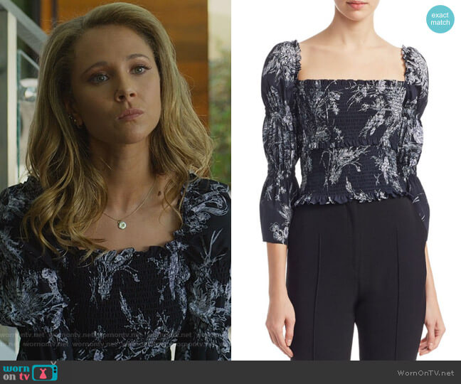 Adelaide Top by Cinq a Sept worn by Veronica Newell (Juno Temple) on Dirty John