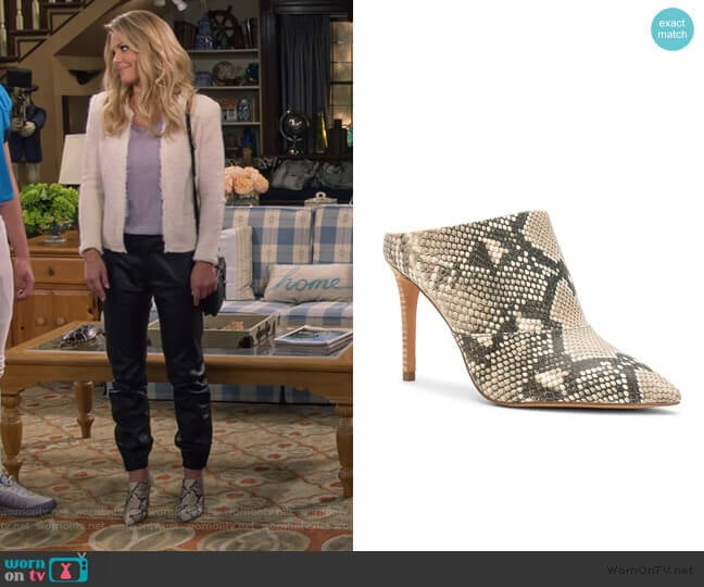 Cinda Point Toe Mules by Dolce Vita worn by DJ Tanner-Fuller (Candace Cameron Bure) on Fuller House