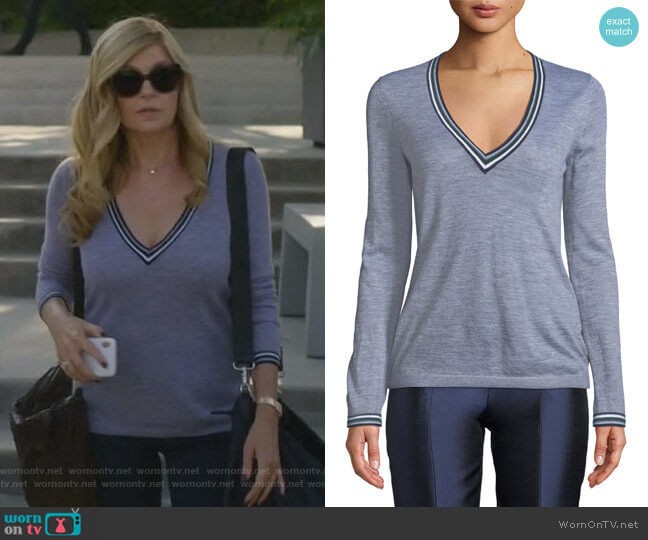 Alba Sweater by Gabriela Hearst worn by Debra Newell (Connie Britton) on Dirty John