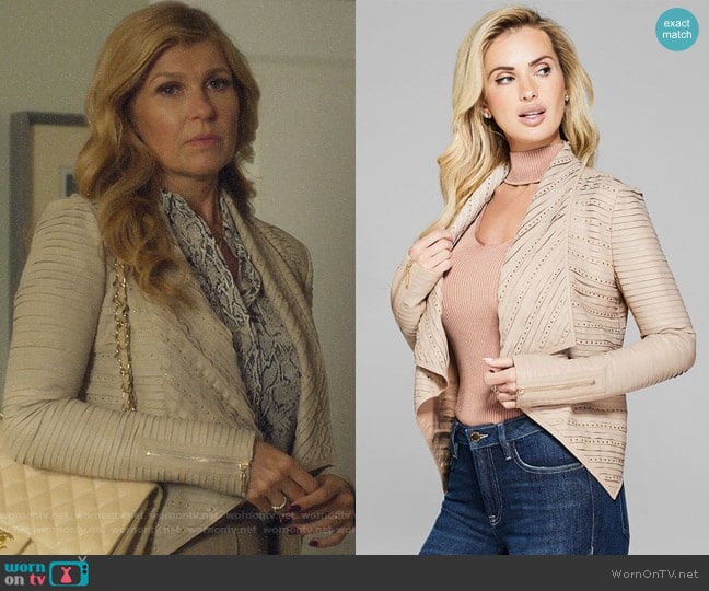 Rael Jacket by Guess worn by Debra Newell (Connie Britton) on Dirty John