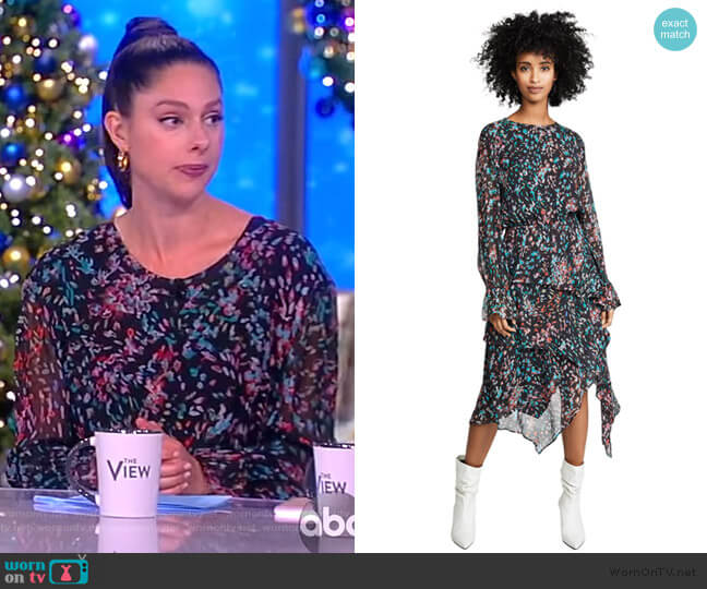 Blank Dress by IRO worn by Abby Huntsman on The View