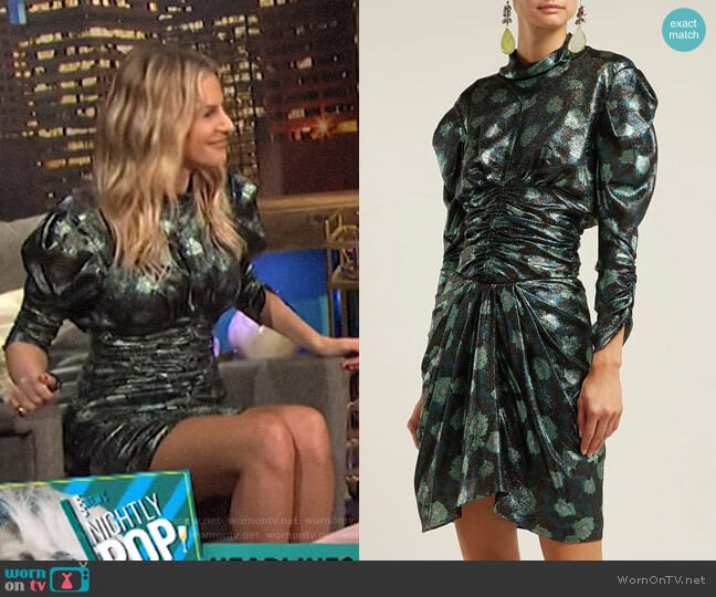 Parman Top and Paris Skirt by Isabel Marant worn by Morgan Stewart on E! News