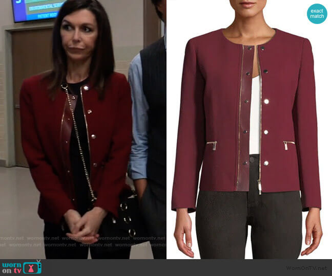 WornOnTV: Anna’s red snap button jacket on General Hospital | Finola ...