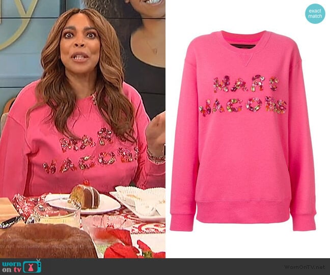 Marc jacobs embellished discount sweatshirt