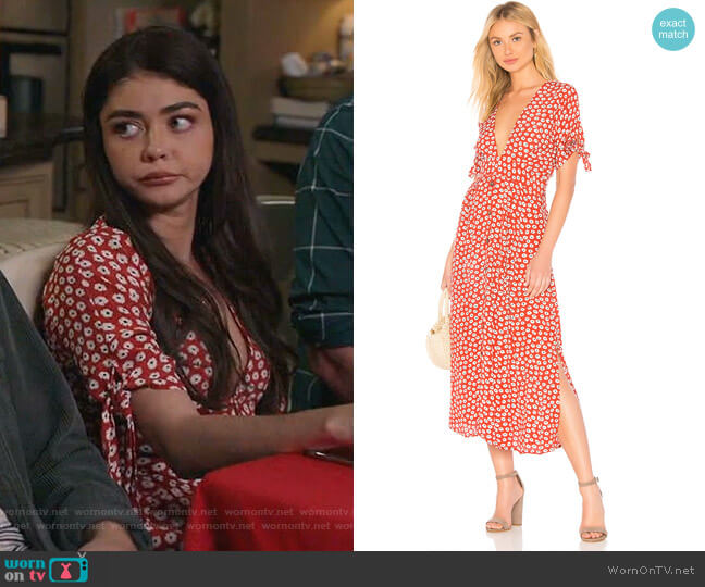 Nina Dress by Faithfull The Brand worn by Haley Dunphy (Sarah Hyland) on Modern Family