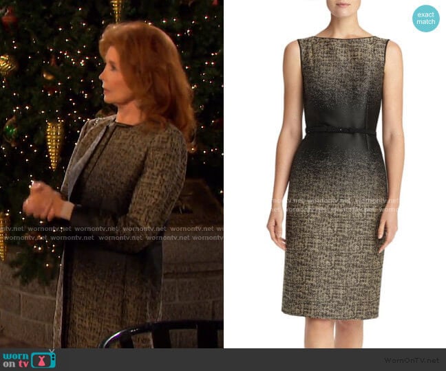 Paulette Dress by Lafayette 148 New York worn by Maggie Horton (Suzanne Rogers) on Days of our Lives