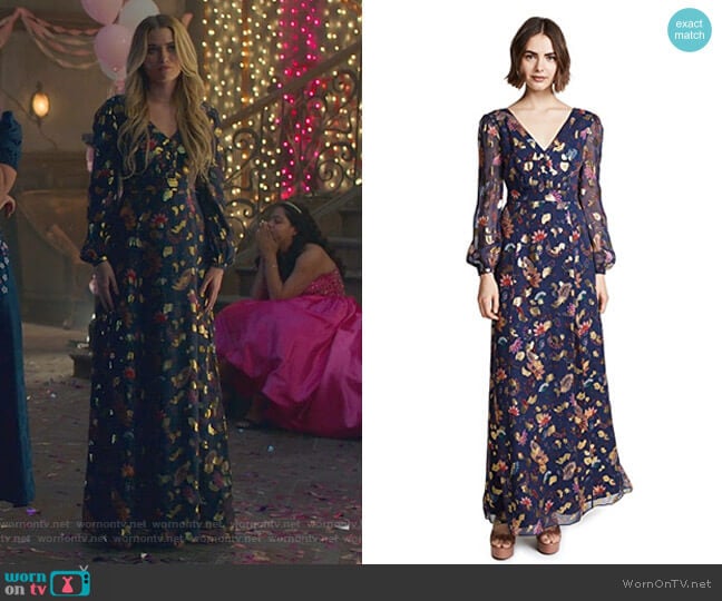 Annabel Dress by Rachel Zoe worn by Karolina Dean (Virginia Gardner) on Marvels Runaways