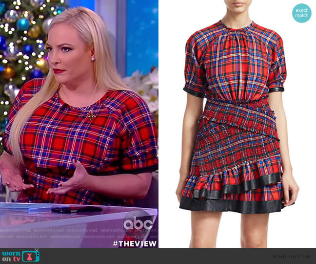 Nicole Dress by Tanya Taylor worn by Meghan McCain on The View