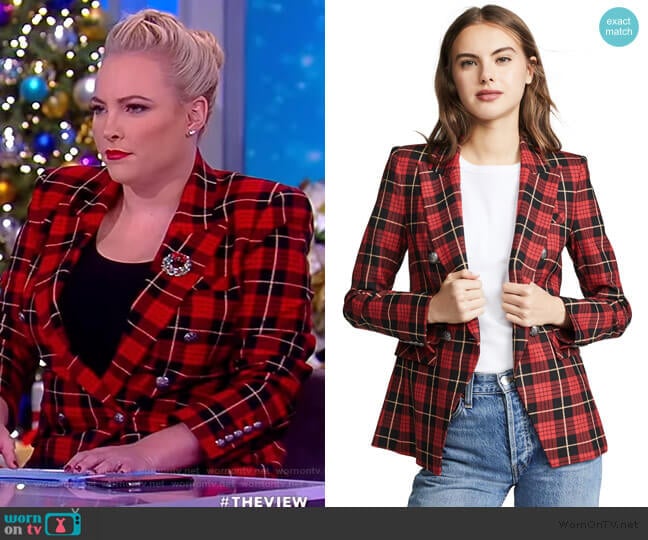 Miller Jacket by Veronica Beard worn by Meghan McCain on The View