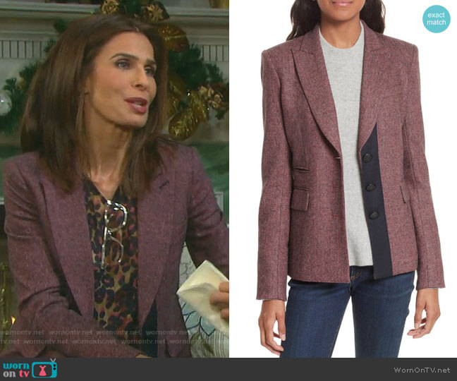 WornOnTV: Hope’s herringbone blazer on Days of our Lives | Kristian ...