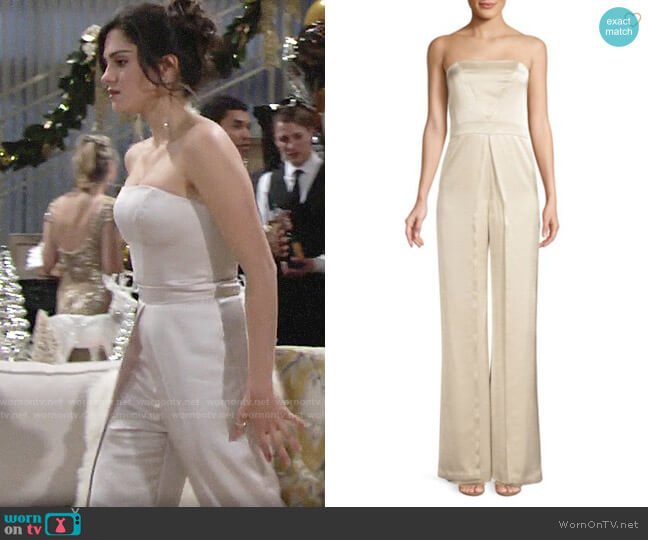 Alexis Noemie Jumpsuit worn by Lola Rosales (Sasha Calle) on The Young and the Restless