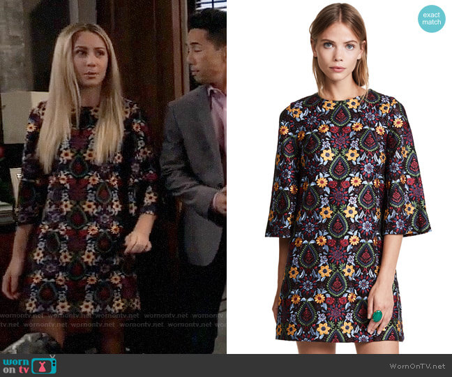 Alice + Olivia Coley Dress worn by Josslyn Jacks (Eden McCoy) on General Hospital