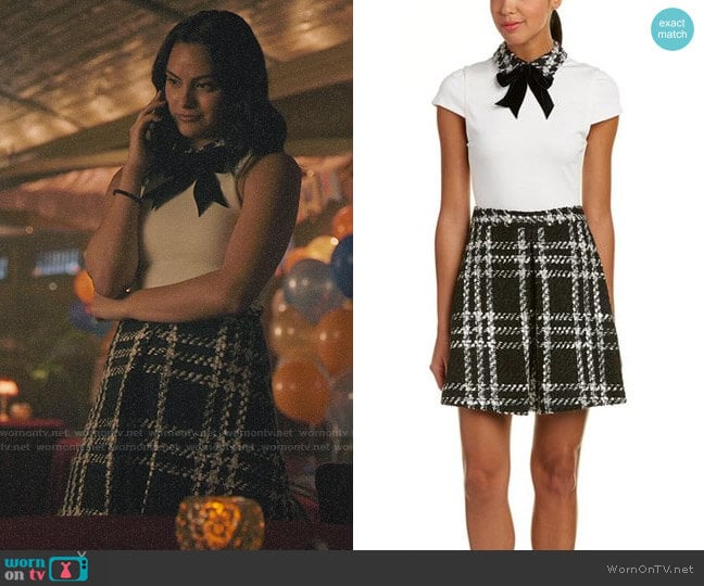 Alice + Olivia Gail Dress worn by Veronica Lodge (Camila Mendes) on Riverdale