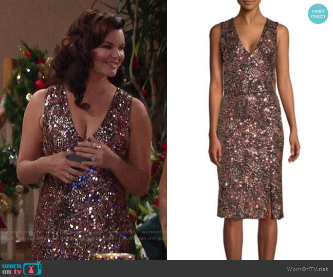 Alice + Olivia Natalie Dress worn by Katie Logan (Heather Tom) on The Bold and the Beautiful