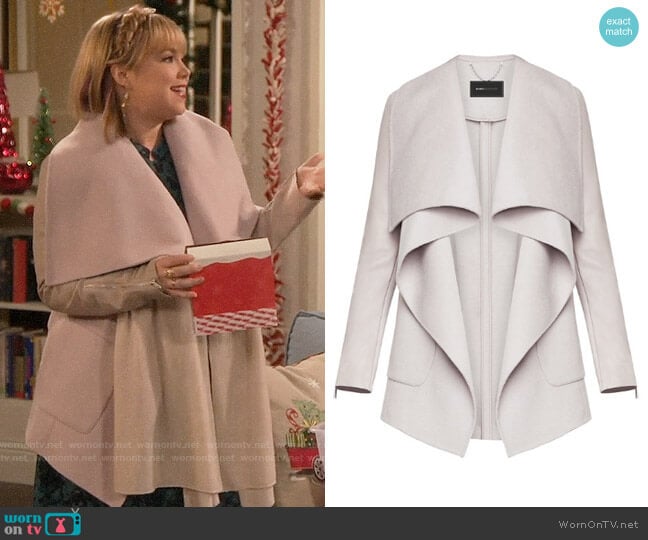 Bcbgmaxazria Ryder Coat worn by Kristin Baxter (Amanda Fuller) on Last Man Standing