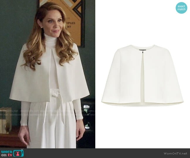 Bcbgmaxazria Short Cape Jacket worn by Charity (Virginia Williams) on Charmed