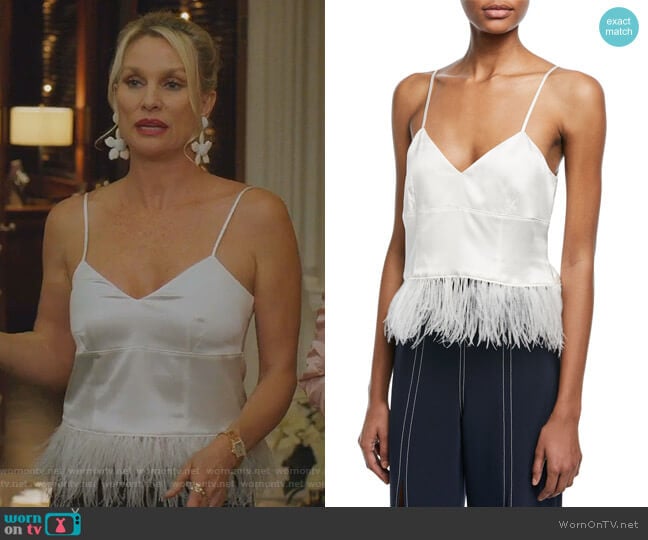 Narcissa Camisole by Cinq a Sept worn by Alexis Carrington (Elaine Hendrix) on Dynasty