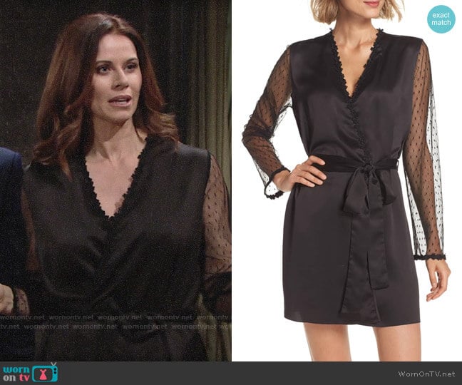 Flora Nikrooz Showstopper Robe worn by Rebecca Barlow (Jennifer Taylor) on The Young and the Restless