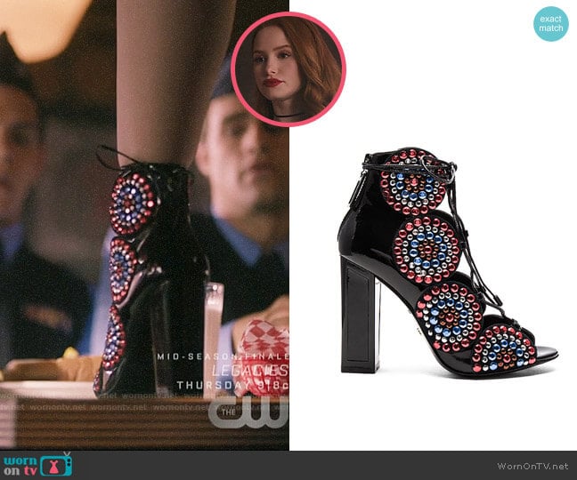 Kat Maconie Vera Heel worn by Cheryl Blossom (Madelaine Petsch) on Riverdale