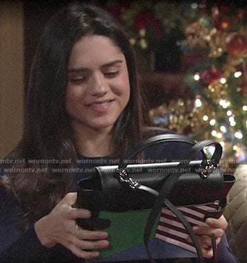 Lola's bag from Kyle for Christmas on The Young and the Restless