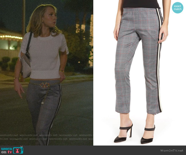 Side Stripe Crop Pants by Pam & Gela worn by Veronica Newell (Juno Temple) on Dirty John