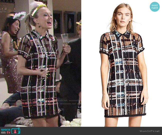 Parker Grayson Dress worn by Abby Newman (Melissa Ordway) on The Young and the Restless