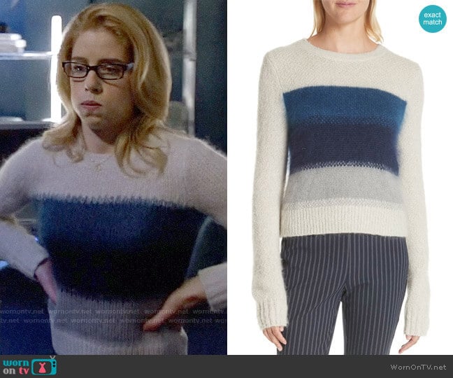 Rag & Bone Holland Sweater worn by Felicity Smoak (Emily Bett Rickards) on Arrow