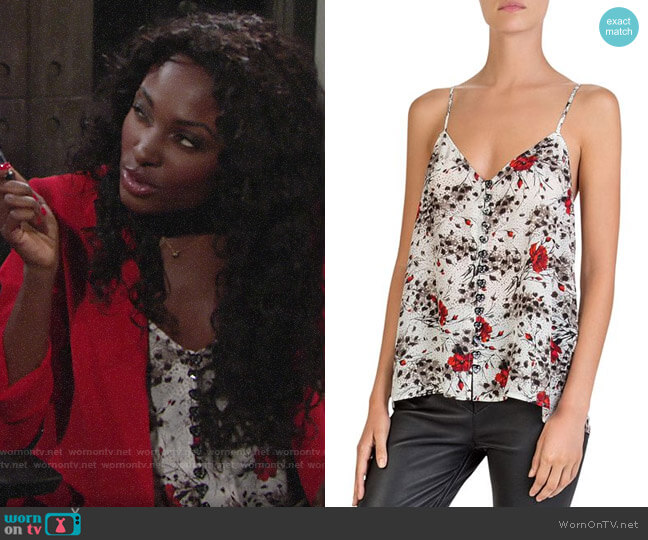 WornOnTV: Ana’s floral top and red blazer on The Young and the Restless ...