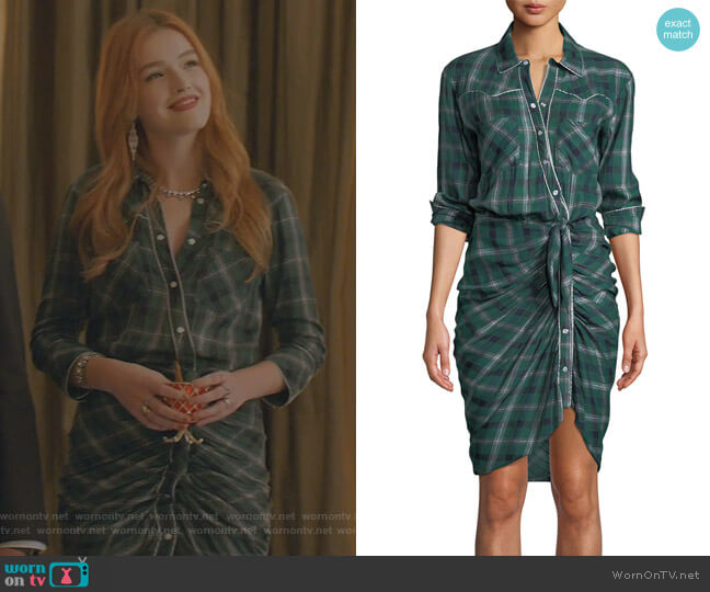 Sierra Shirtdress by Veronica Beard worn by Kirby Anders (Maddison Brown) on Dynasty