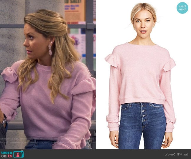 Darlene Sweater by WAYF worn by DJ Tanner-Fuller (Candace Cameron Bure) on Fuller House