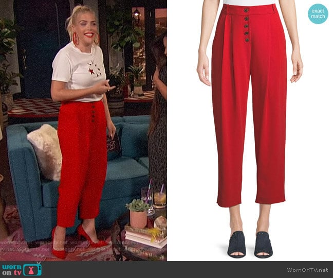 Russel Pants by A.L.C. worn by Busy Philipps on Busy Tonight