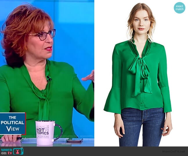 Meredith Blouse by Alice + Olivia worn by Joy Behar on The View