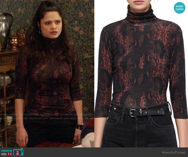 All Saints Suki Top worn by Mel Vera (Melonie Diaz) on Charmed