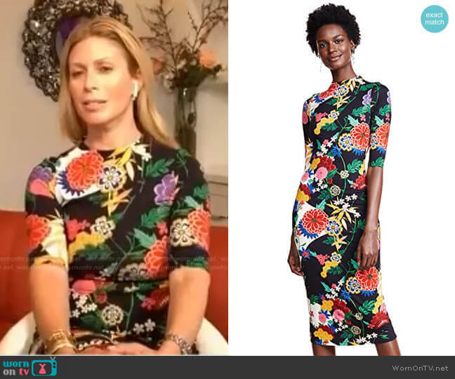 Delora Dress by Alice + Olivia worn by Jill Martin on Today