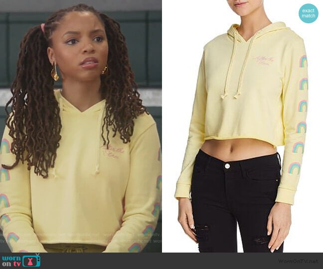 After The Storm Sweatshirt by Desert Dreamer worn by Jazlyn Forster (Chloe Bailey) on Grown-ish