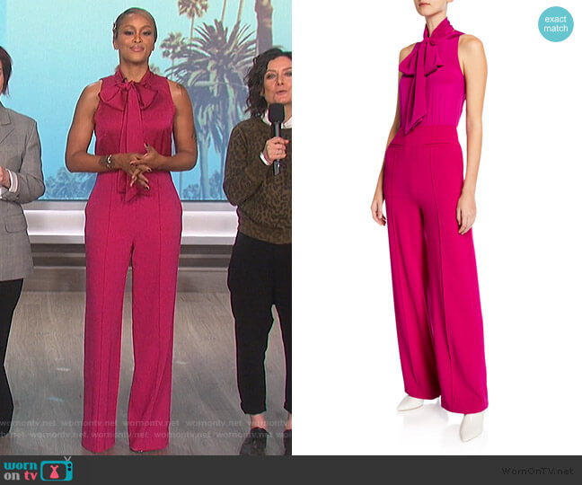 Virginie Jumpsuit by Diane von Furstenberg worn by Eve on The Talk