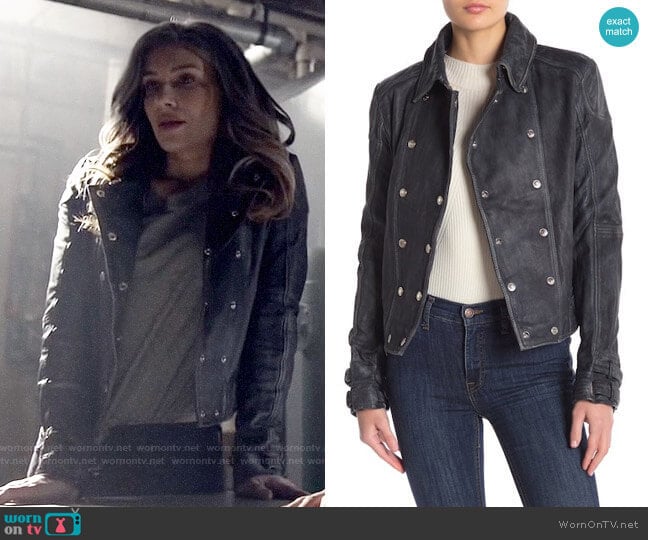 Free People Avis Jacket worn by Dinah Drake (Juliana Harkavy) on Arrow