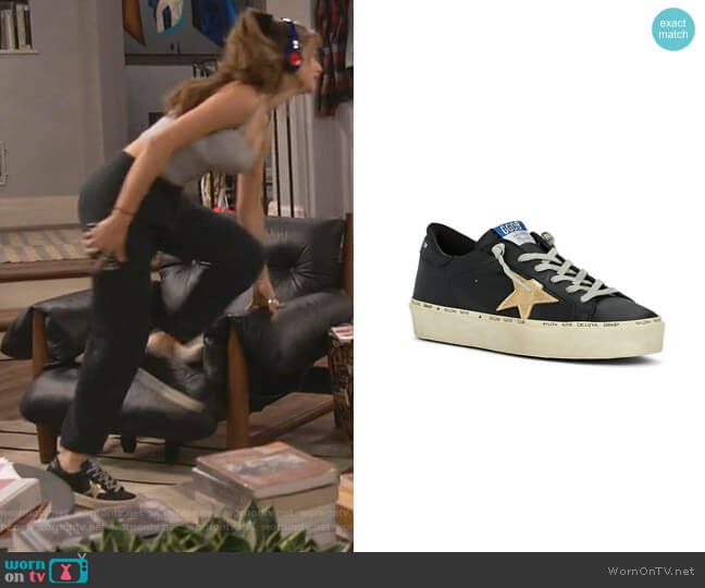 Hi Star Leather Sneakers by Golden Goose worn by Shannon (Odessa Adlon) on Fam