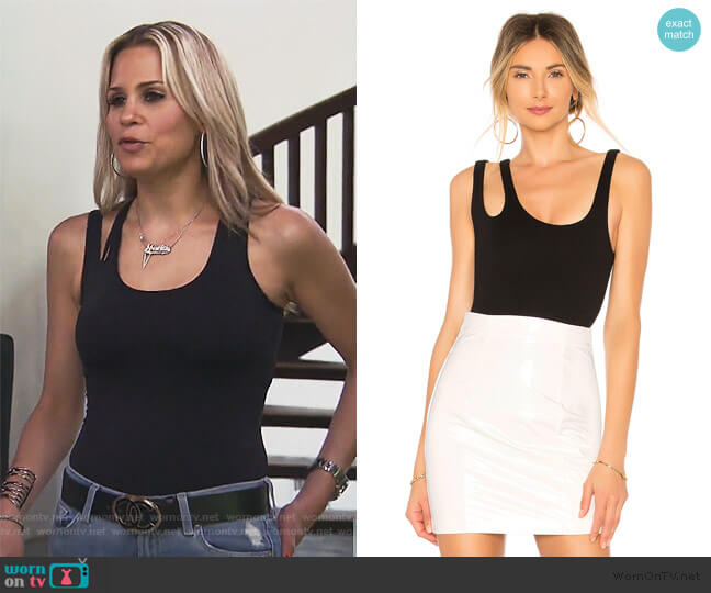Emelie Bodysuit by h:ours worn by Jackie Goldschneider  on The Real Housewives of New Jersey